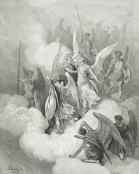 Abdiel et Satan, de 